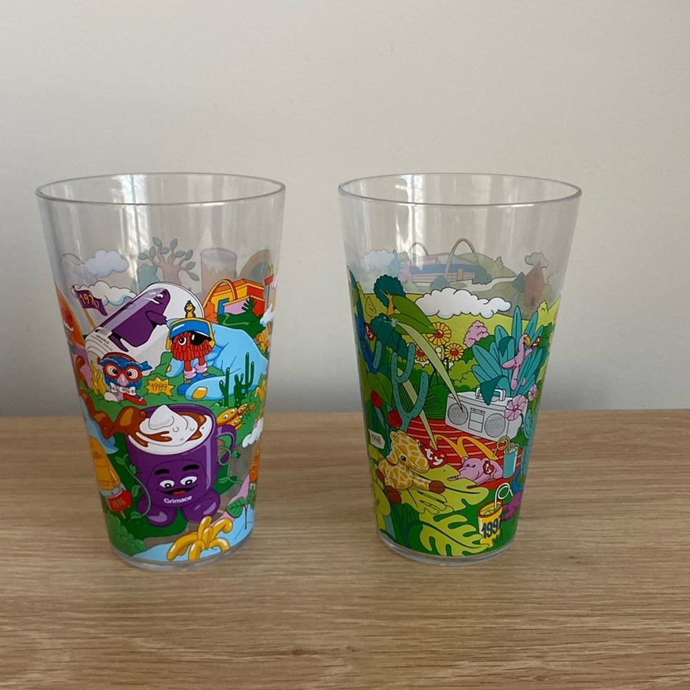 McDonald’s collector cups set of 2